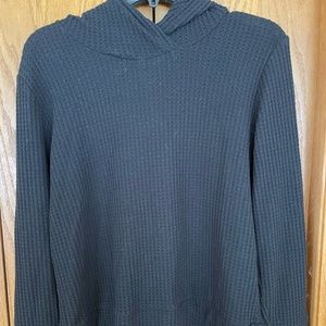 EUC Beyond Yoga waffle knit hoodie